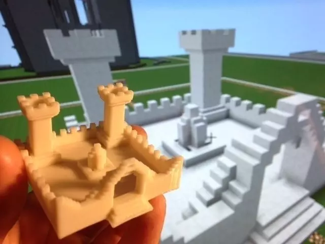 Minecraft castle Free 3D print model