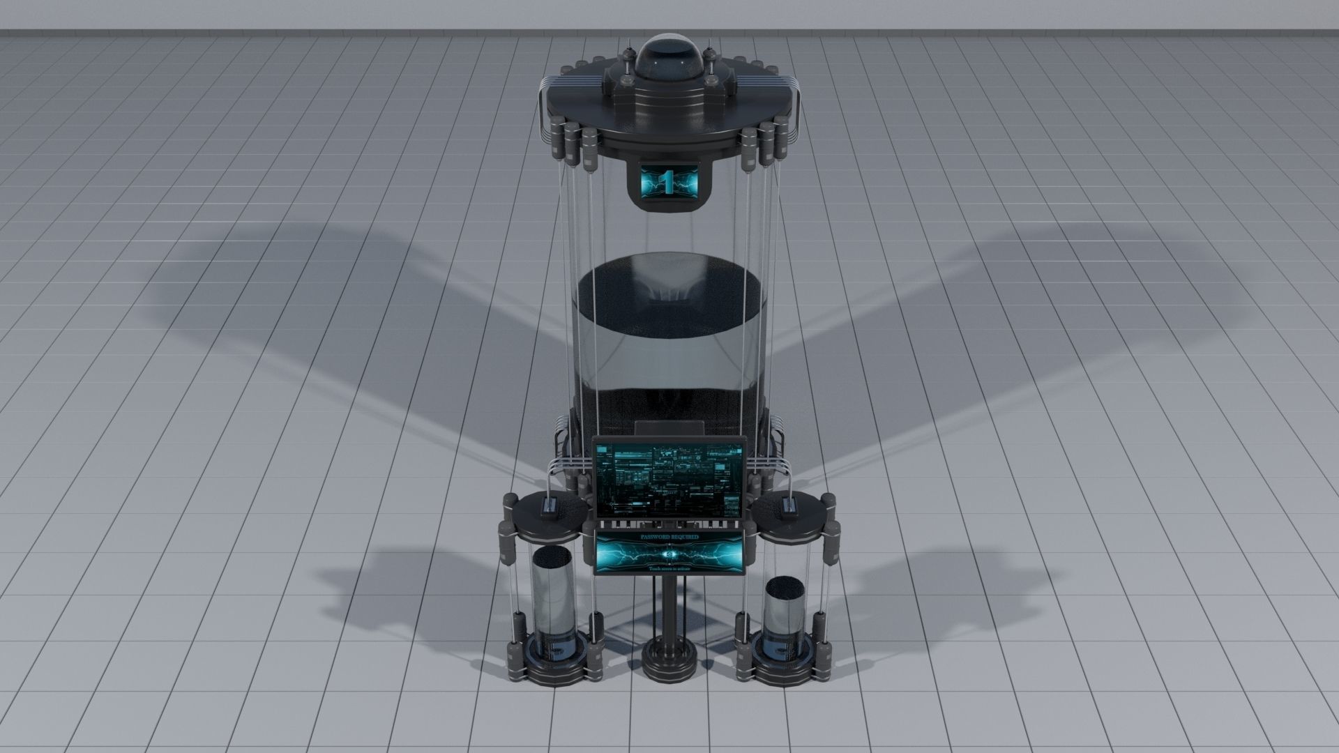 Laboratory containment vessel 3D model | CGTrader