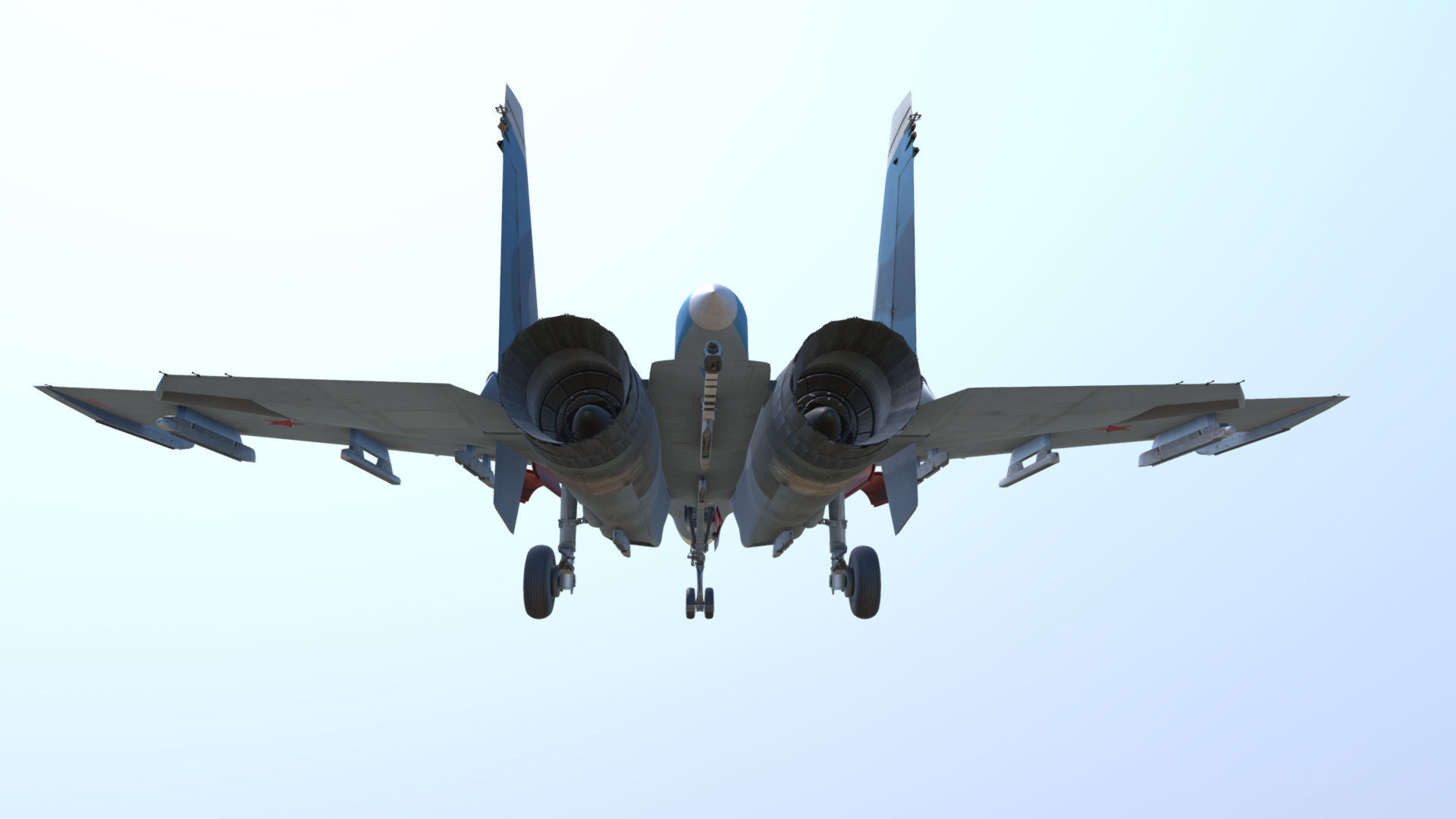 Aircraft SU-33 from TAVKR Admiral Kuznetsov 3D model_8