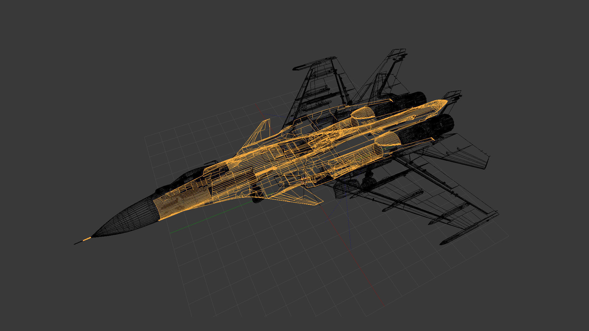 Aircraft SU-33 from TAVKR Admiral Kuznetsov 3D model_15