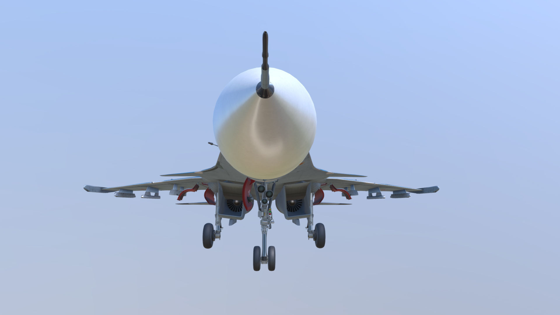 Aircraft SU-33 from TAVKR Admiral Kuznetsov 3D model_5
