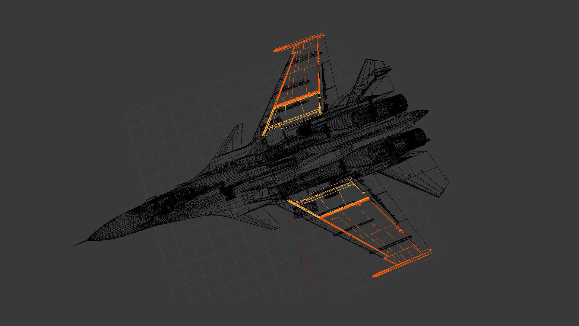 Aircraft SU-33 from TAVKR Admiral Kuznetsov 3D model_18