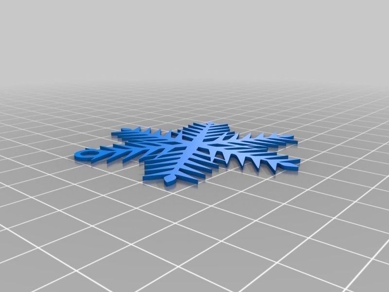 Snowflake Ornaments Free 3D print model_7