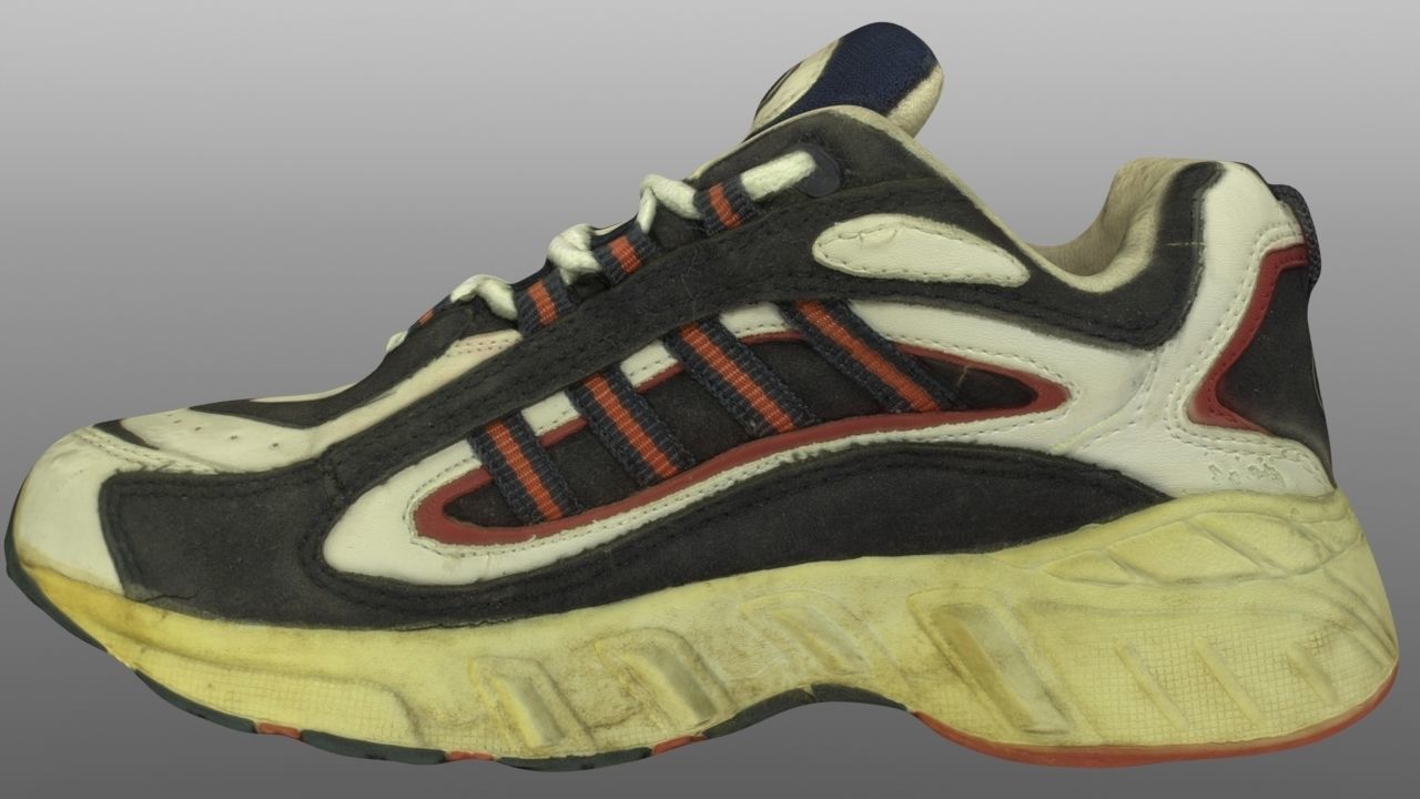 Old sneaker 3D model Low-poly 3D model_5