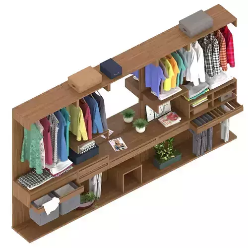 wardrobe three 3D model