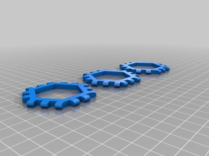 Polyhedra - Hinged Nets and Snap Tiles Free 3D print model_15