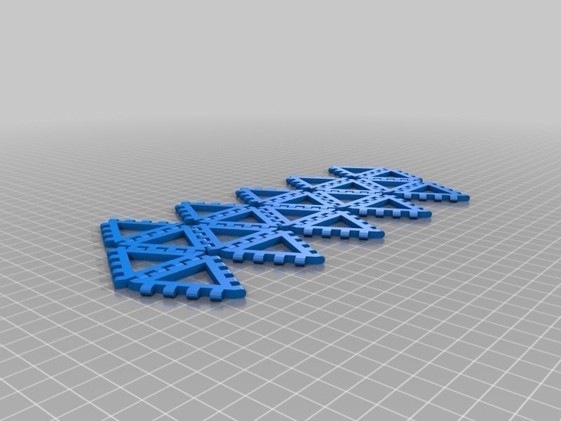 Polyhedra - Hinged Nets and Snap Tiles Free 3D print model_4