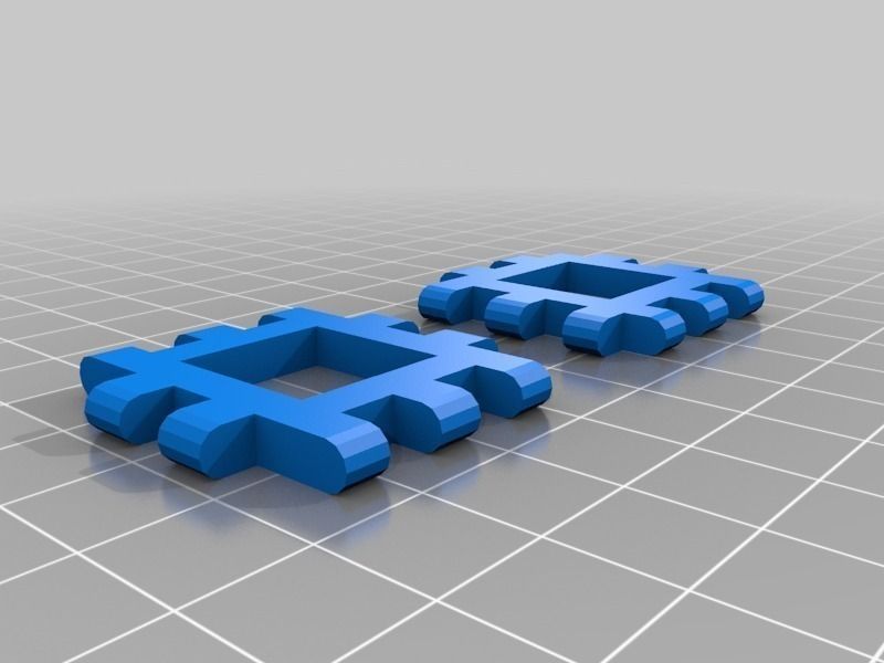 Polyhedra - Hinged Nets and Snap Tiles Free 3D print model_13