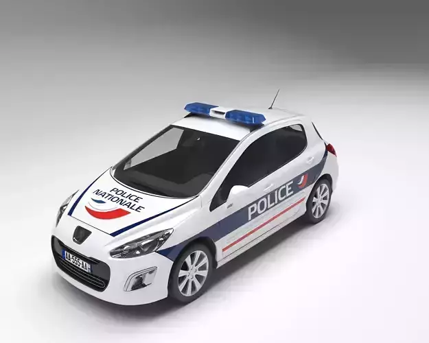 Police Car 3D model