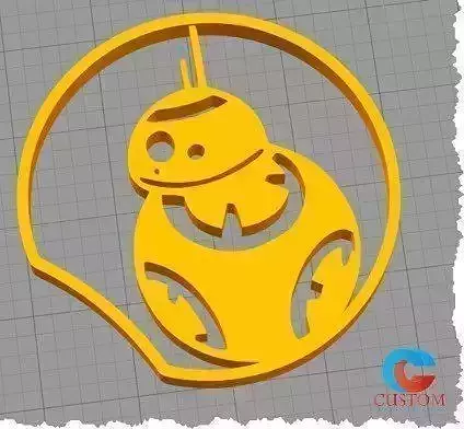 Disney Inspired Mouse Ear - Star Wars BB8 