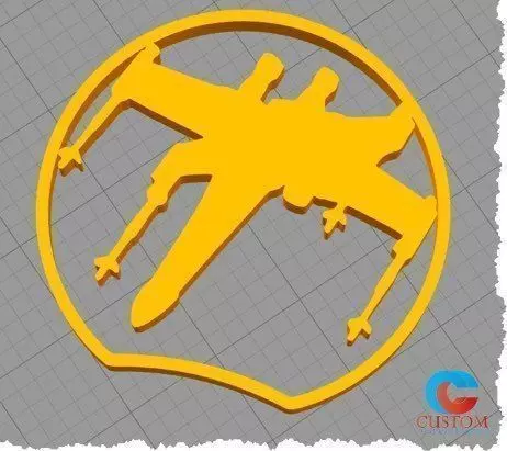 Disney Inspired Mouse Ear - Star Wars X-Wing 3D print model 3D print model_0