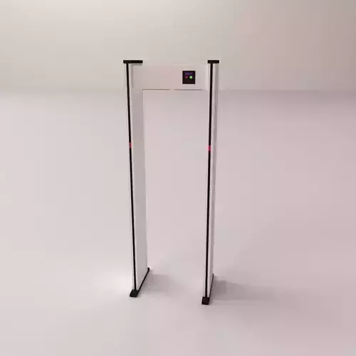 Metal Detector Gate 3D model