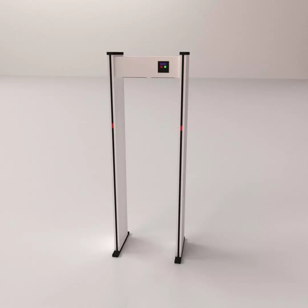 Metal Detector Gate 3D model