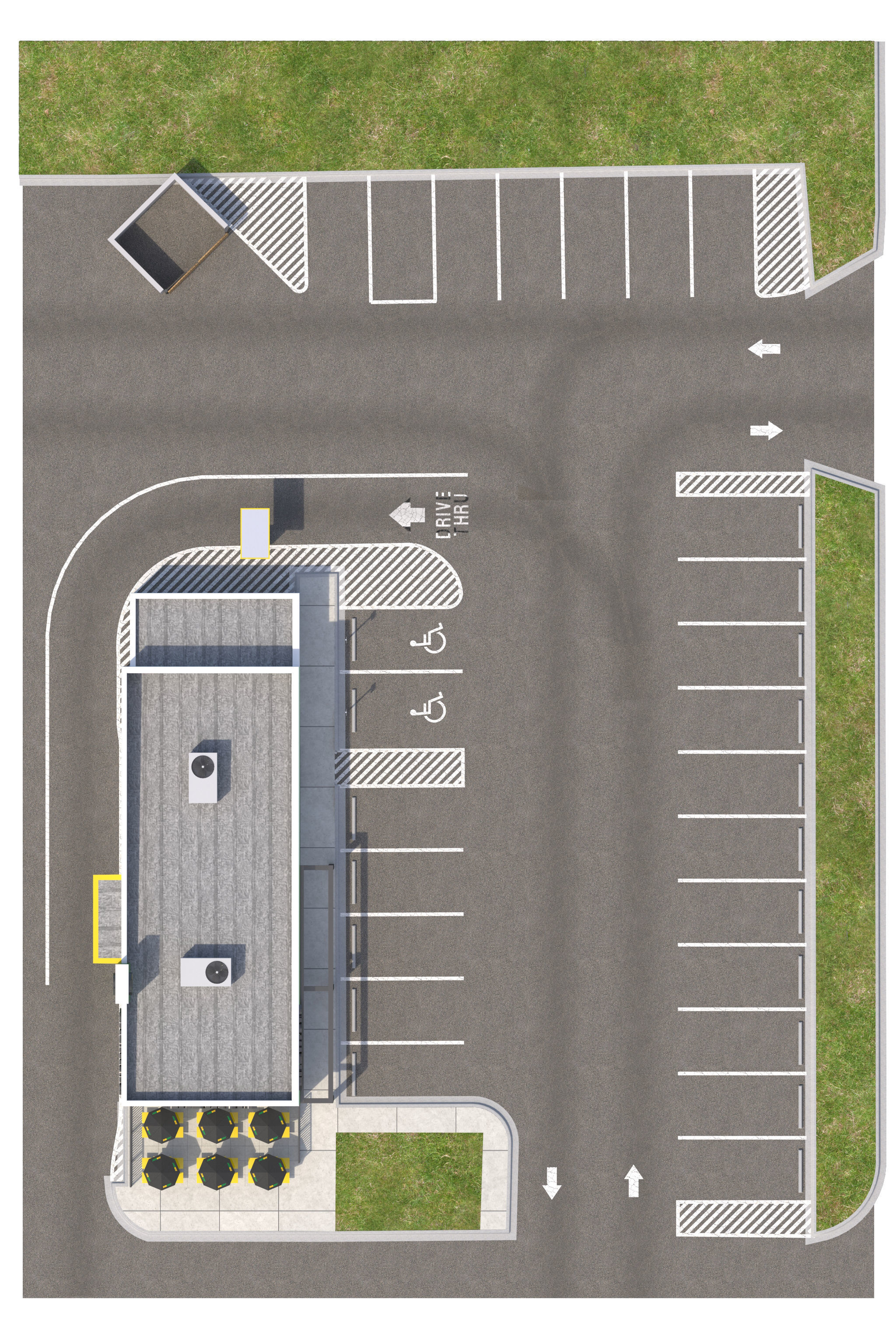 Retail-023 Subway With Site 3D model_3