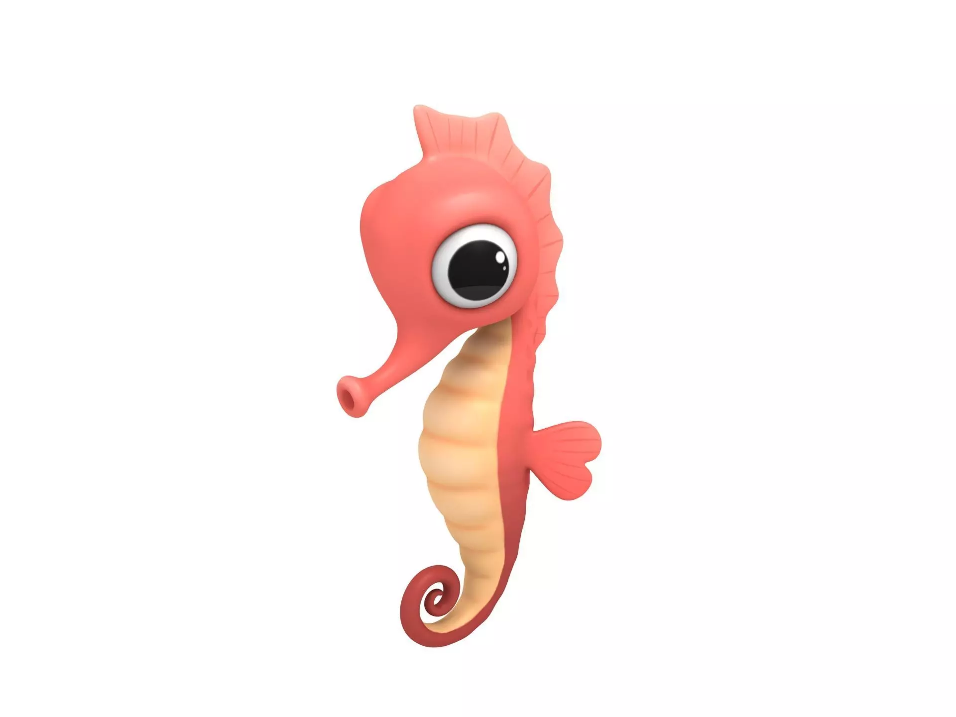 Seahorse 3D model_0