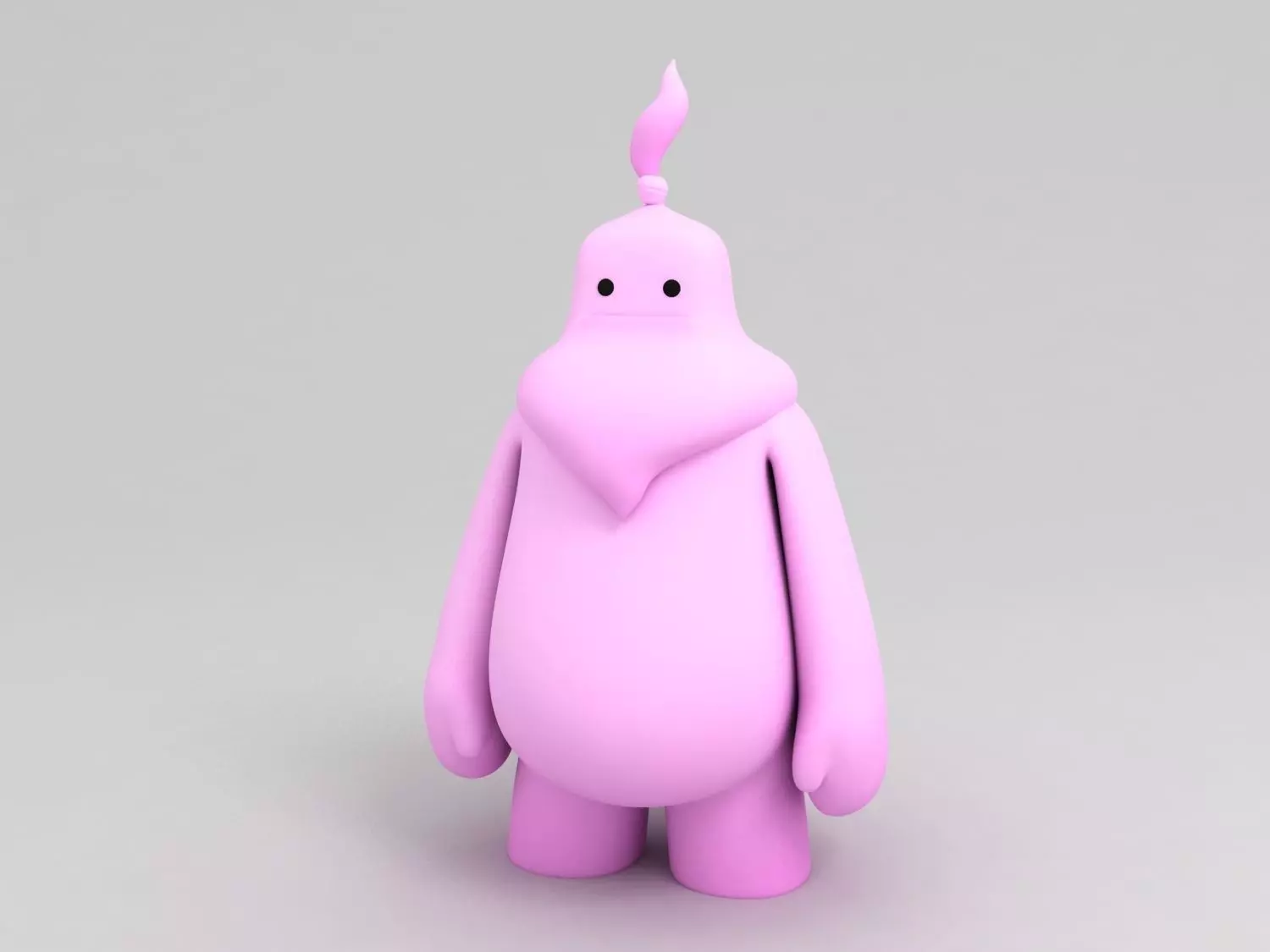 Pinky Character Free 3D model