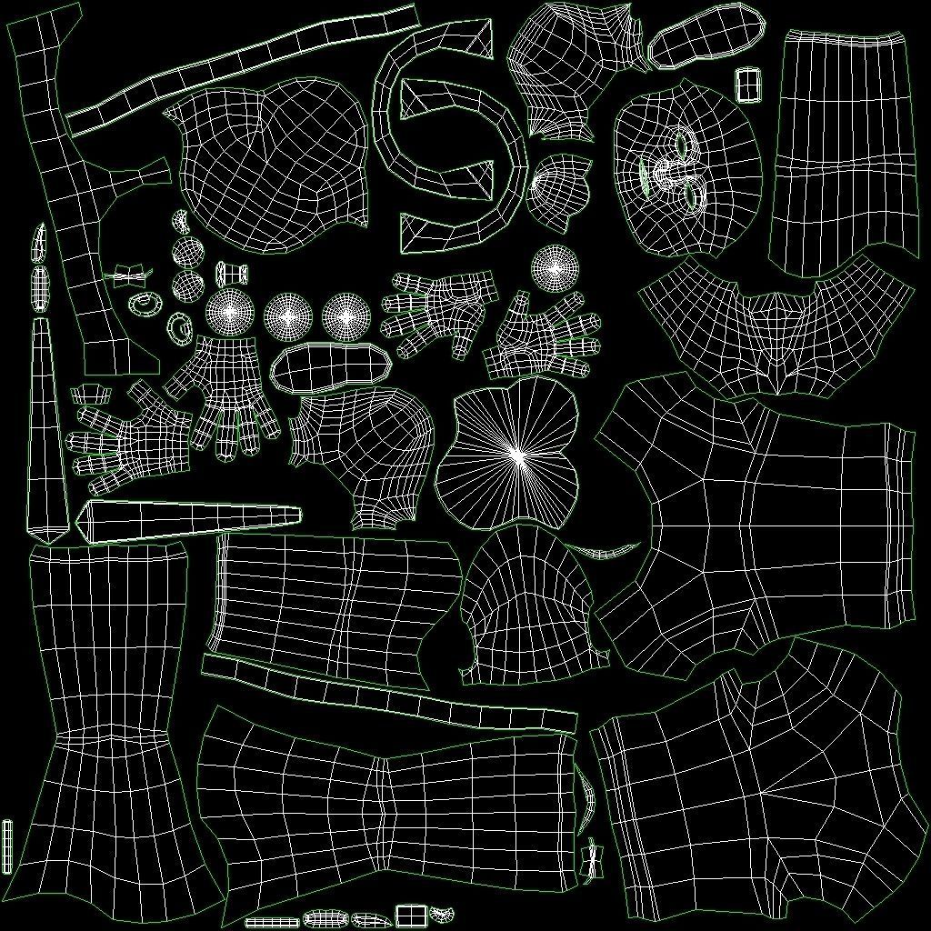 Cartoon Office Man model 3D model_15