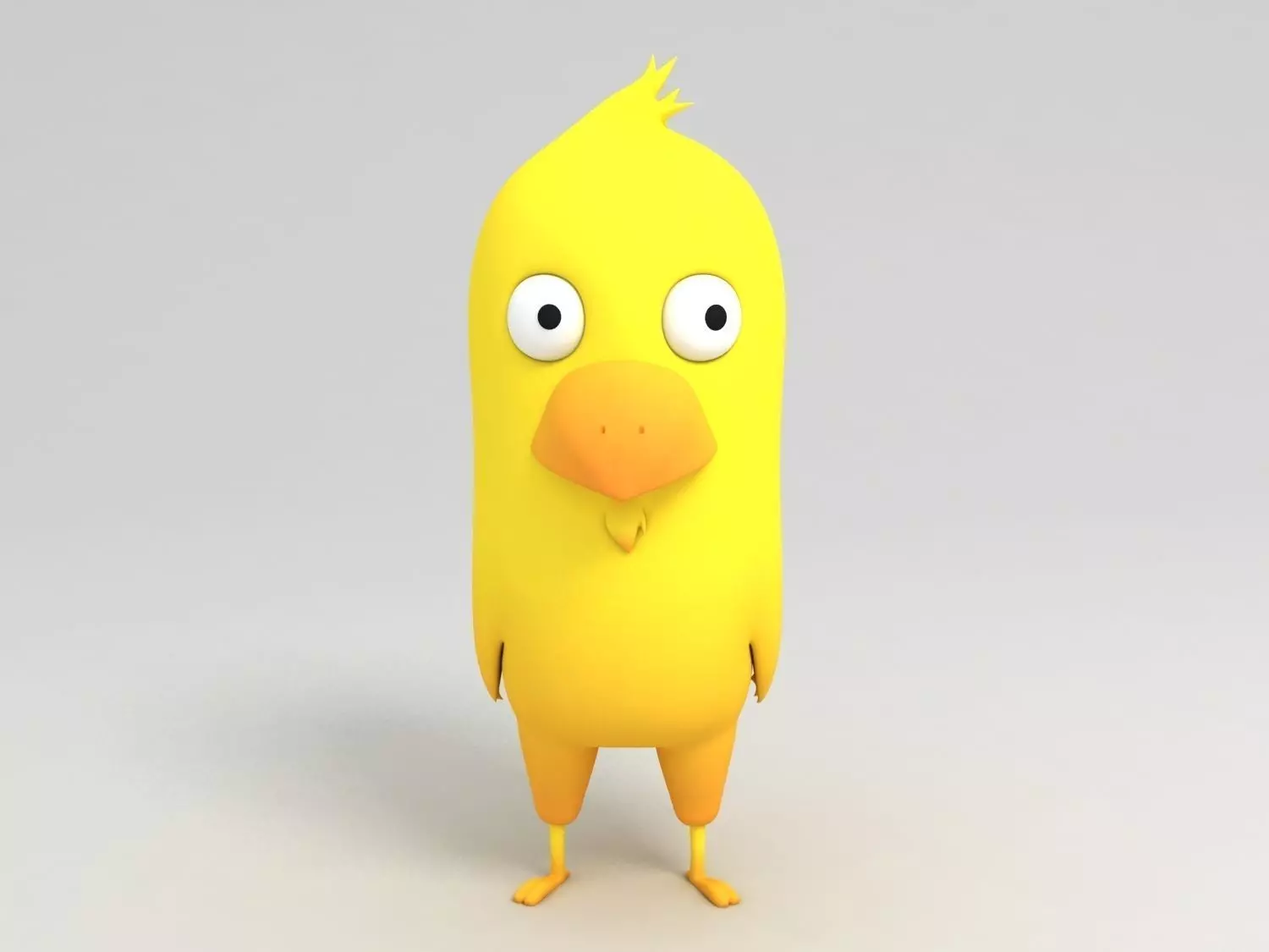 Chicky Character Free 3D model