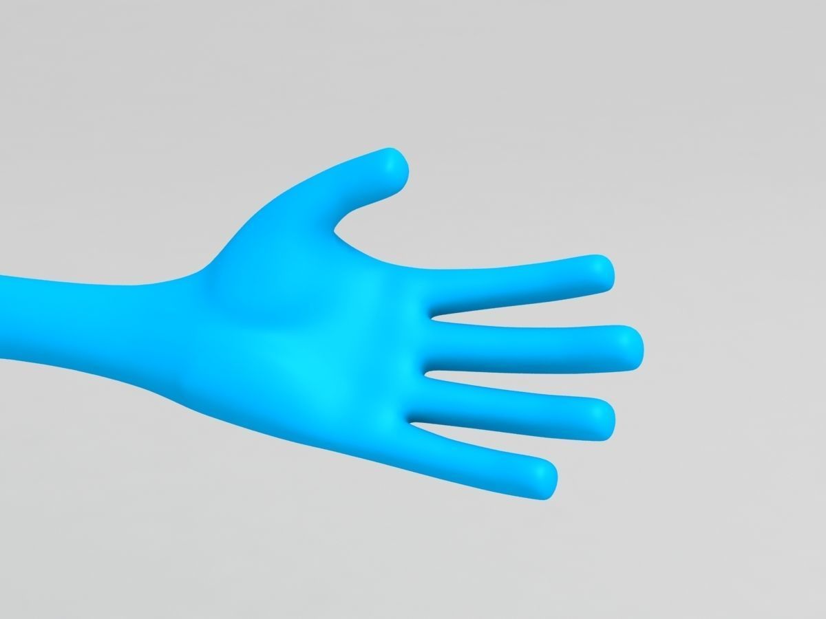 Rigged Cartoon Ball Man 3D model 3D model_7