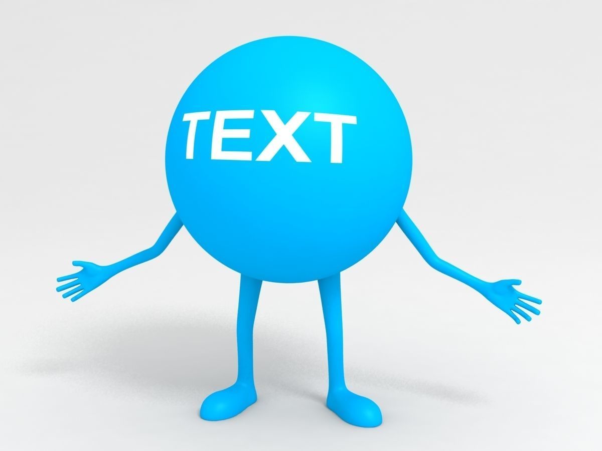 Rigged Cartoon Ball Man 3D model 3D model_1