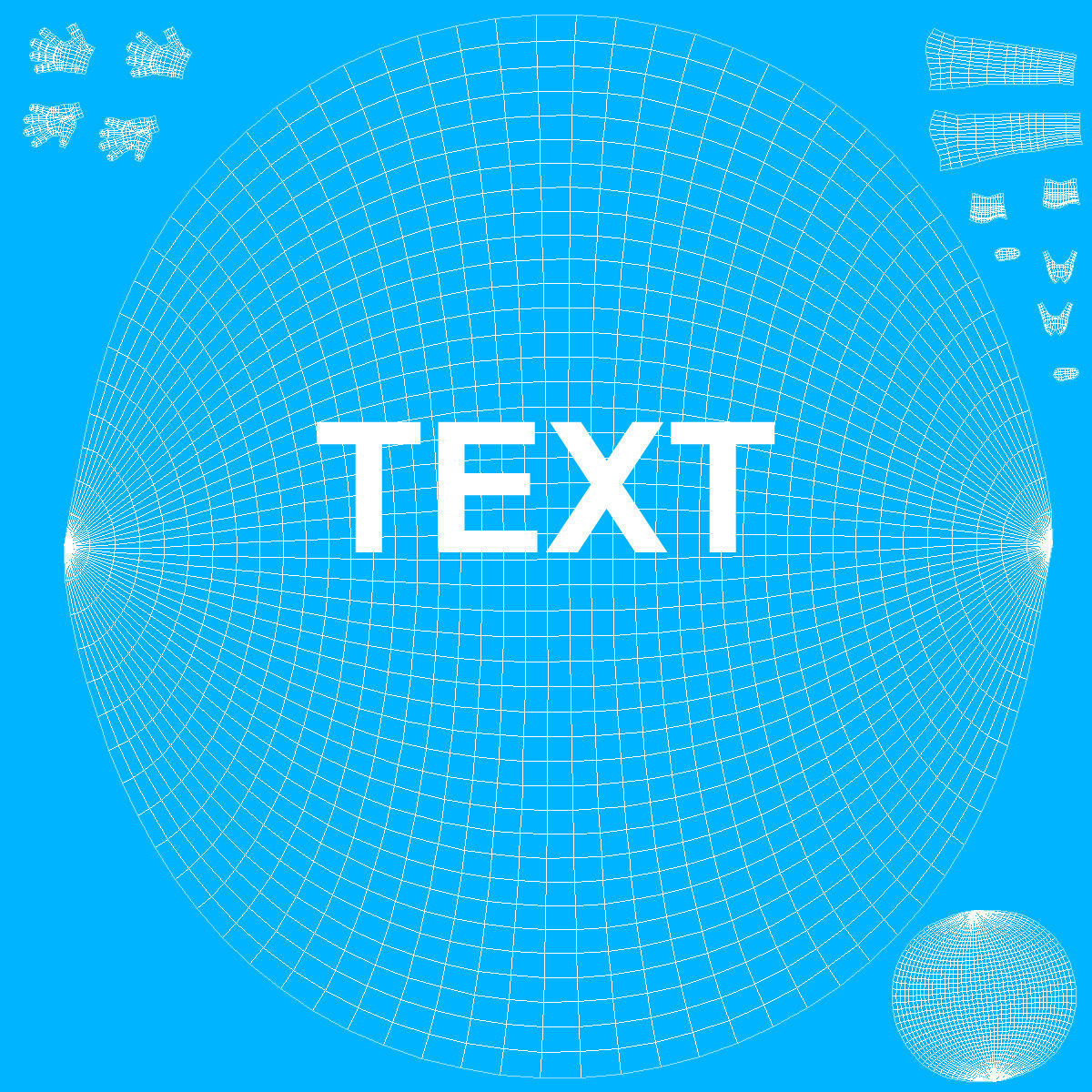 Rigged Cartoon Ball Man 3D model 3D model_12