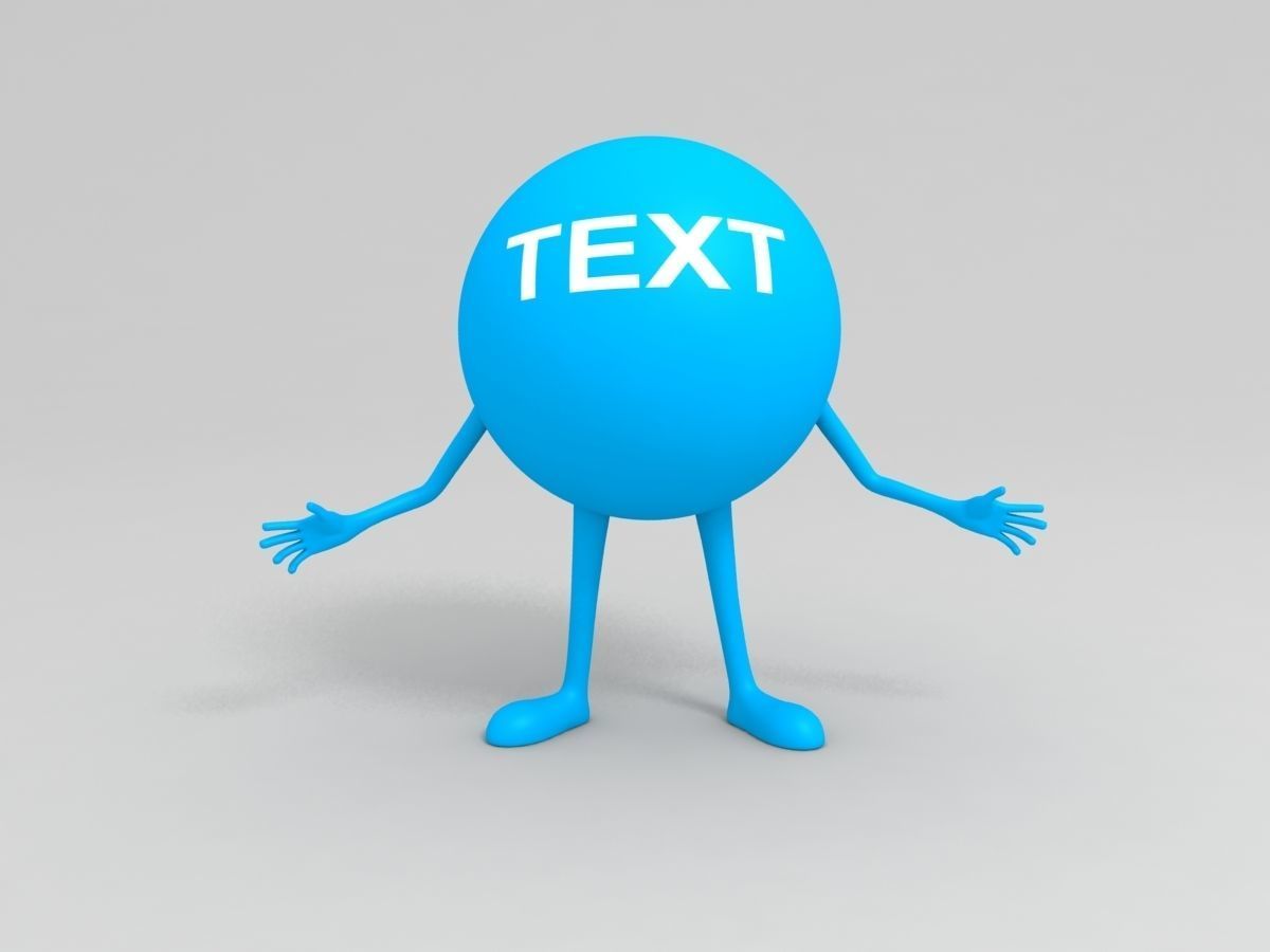 Rigged Cartoon Ball Man 3D model 3D model_4