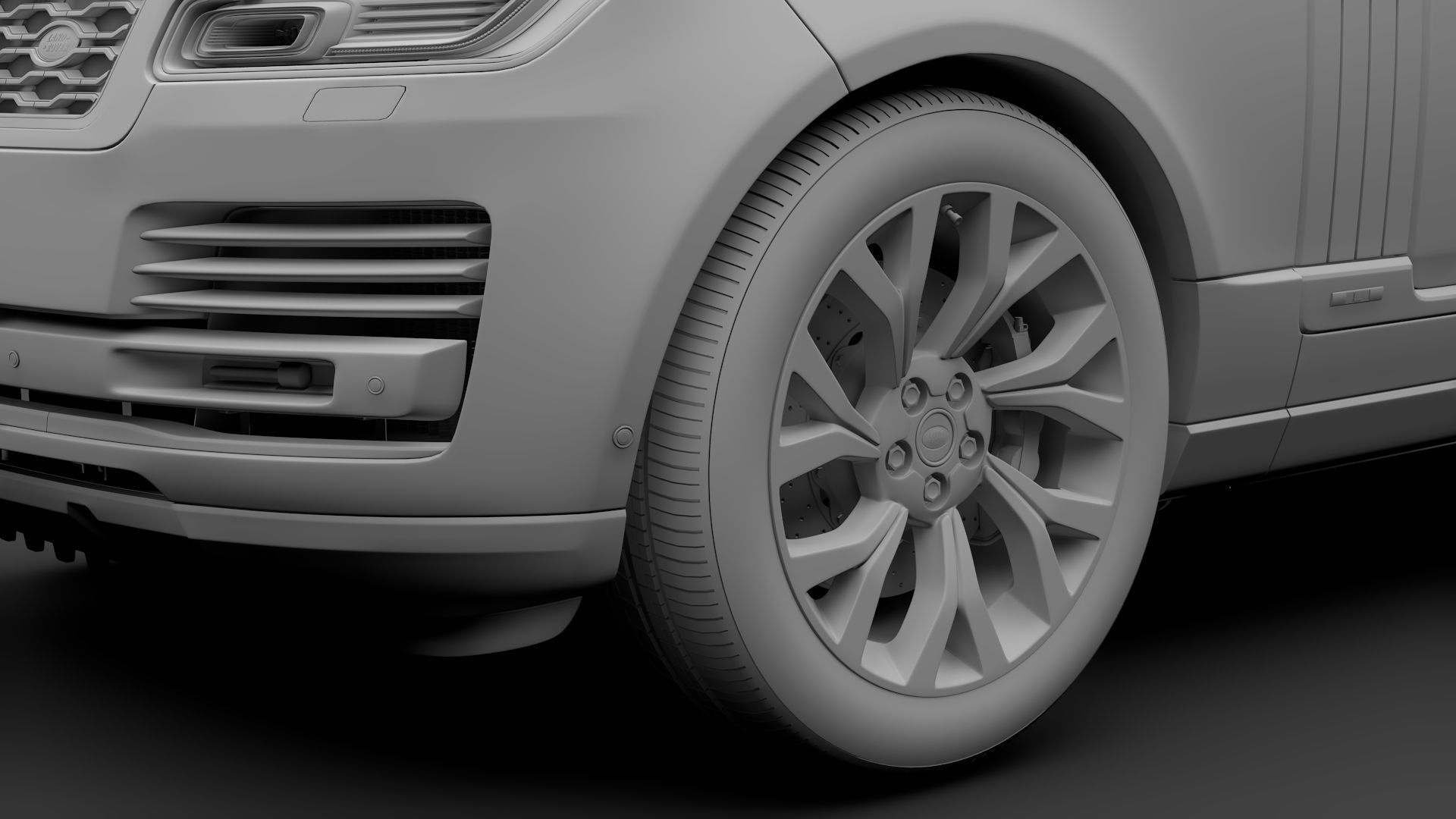 Range Rover Autobiography P400e LWB L405 2018 3D model_13