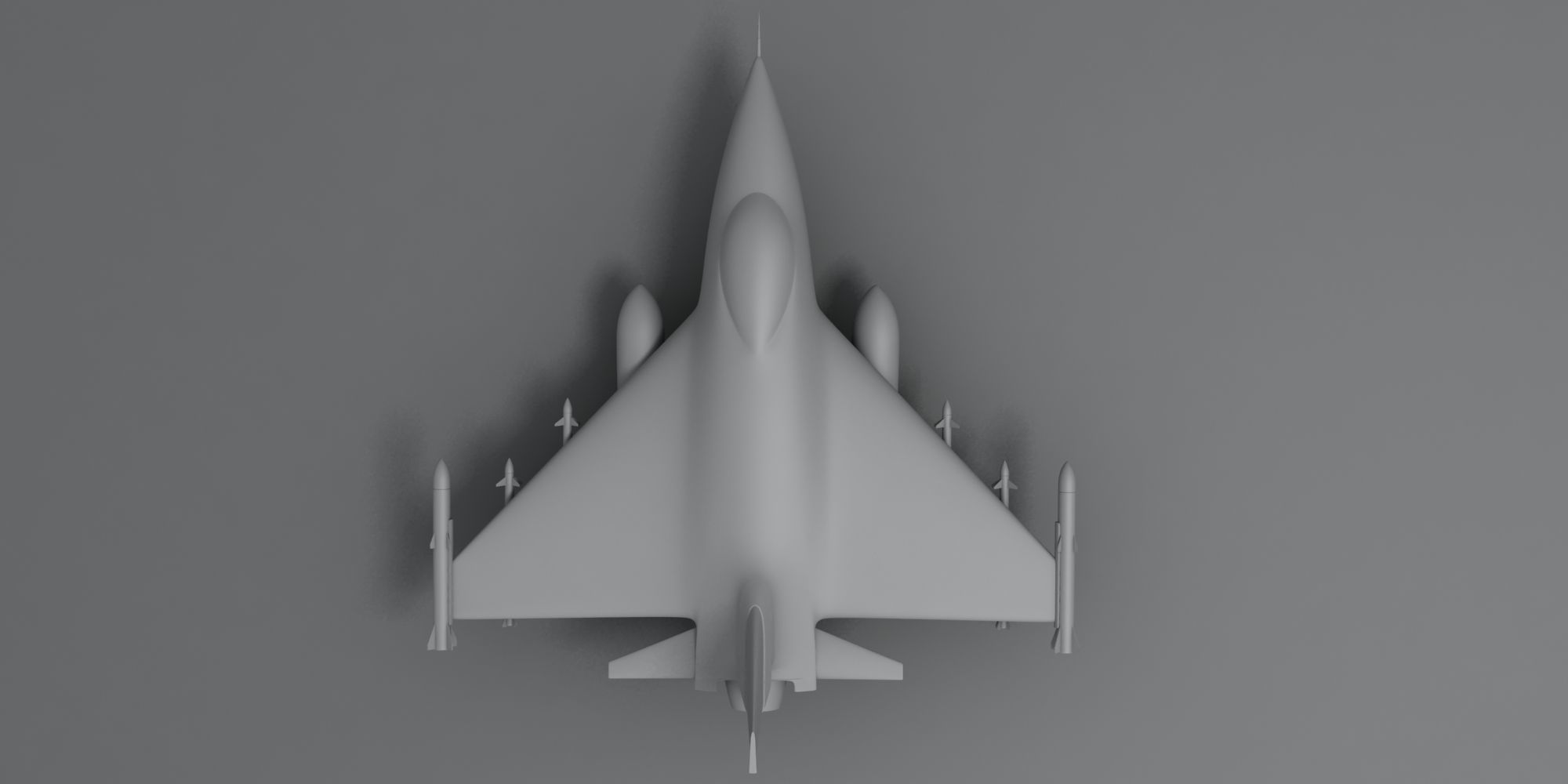 F16 Fighter Plane Free 3D model_3