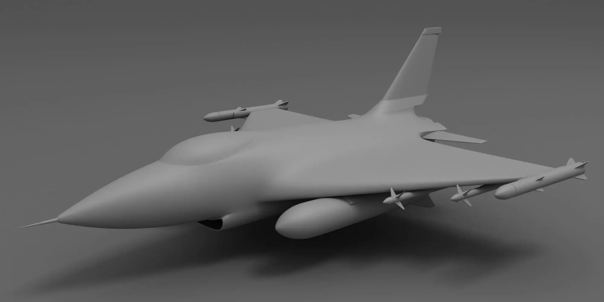 F16 Fighter Plane Free 3D model_0