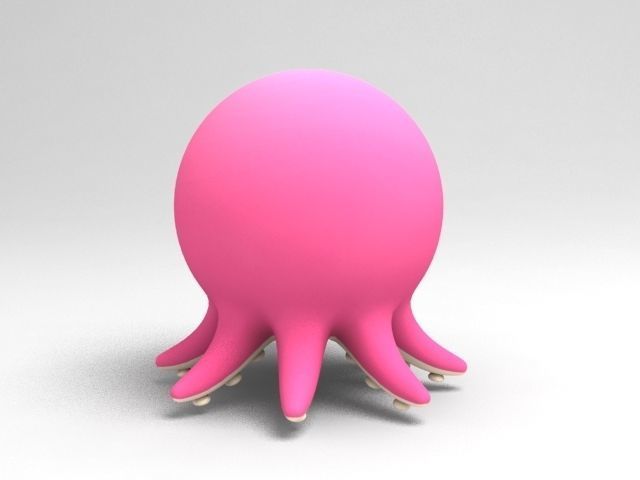 Octopus model 3D model_3