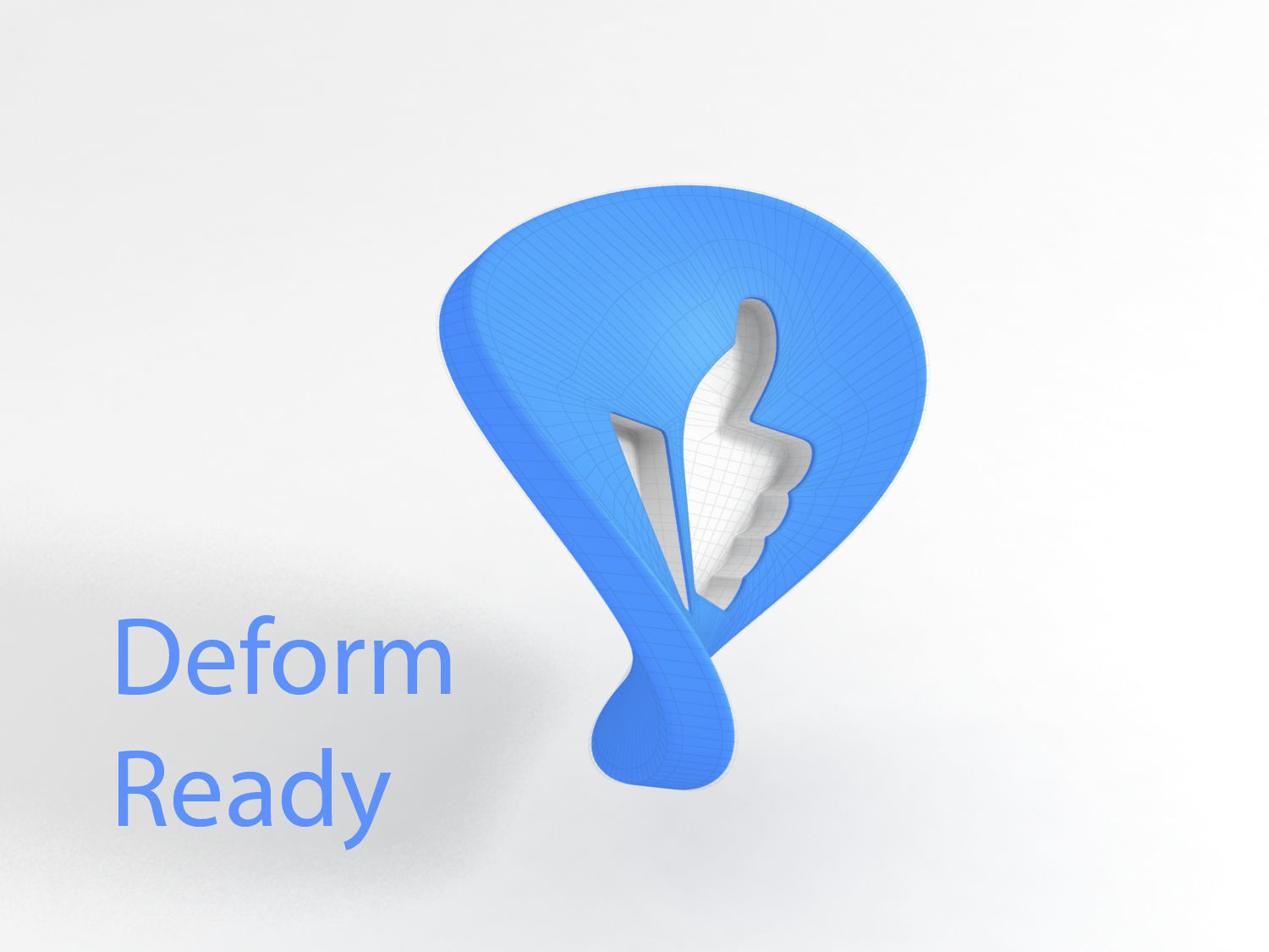 Facebook Like Button Free 3D model_8