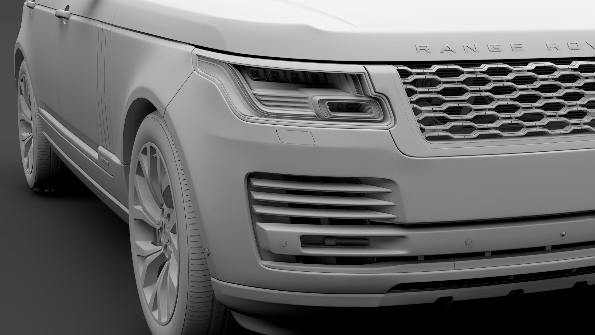 Range Rover HSE Td6 LWB L405 2018 3D model_13