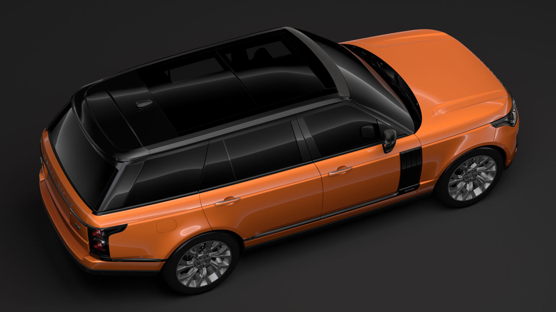 Range Rover HSE Td6 LWB L405 2018 3D model_11