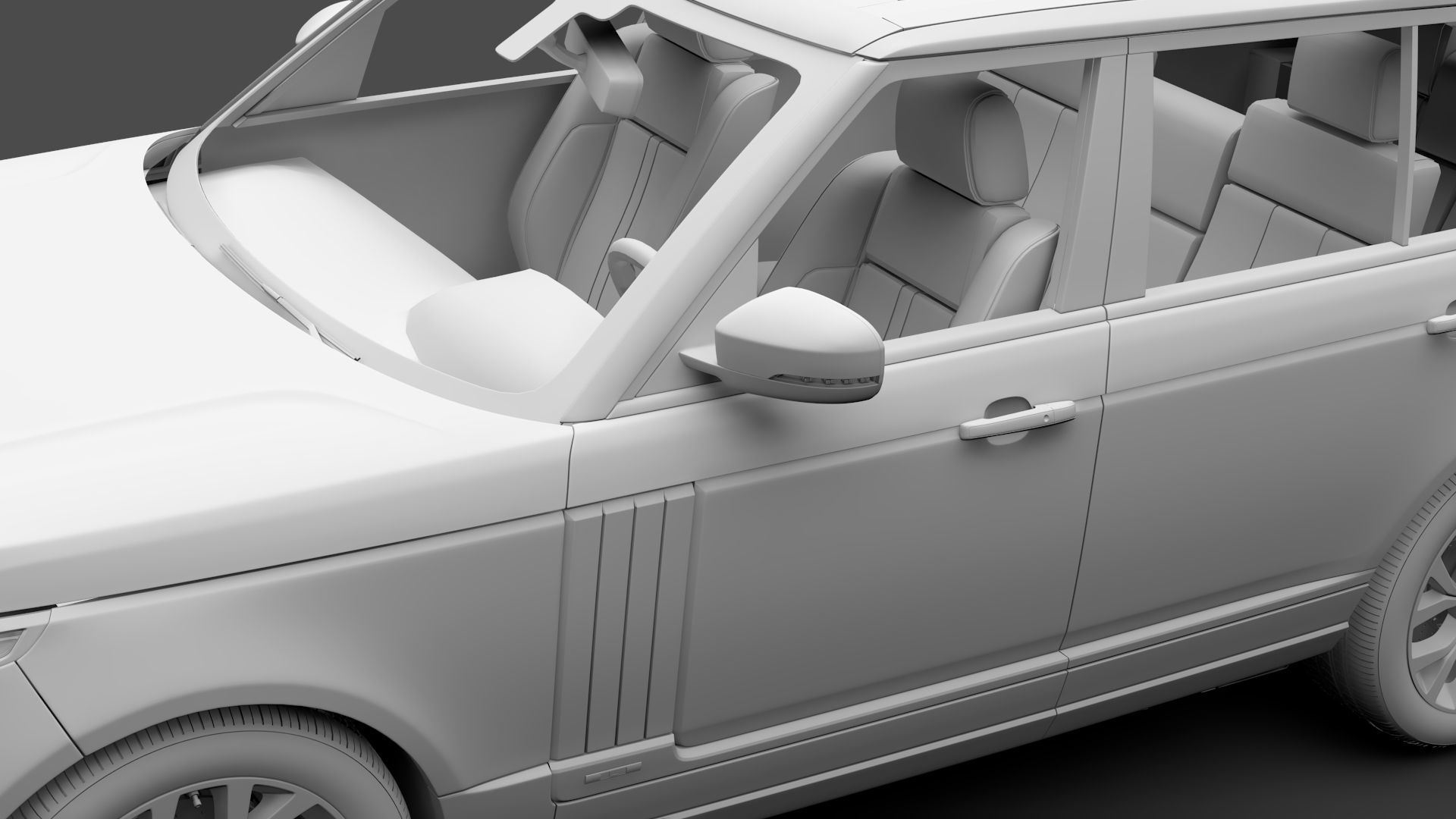 Range Rover HSE Td6 LWB L405 2018 3D model_14