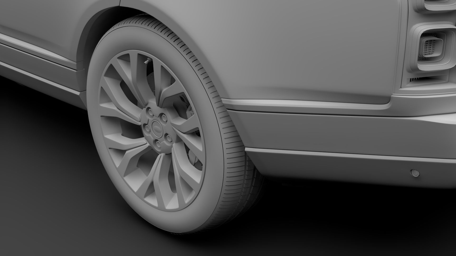 Range Rover HSE Td6 LWB L405 2018 3D model_15