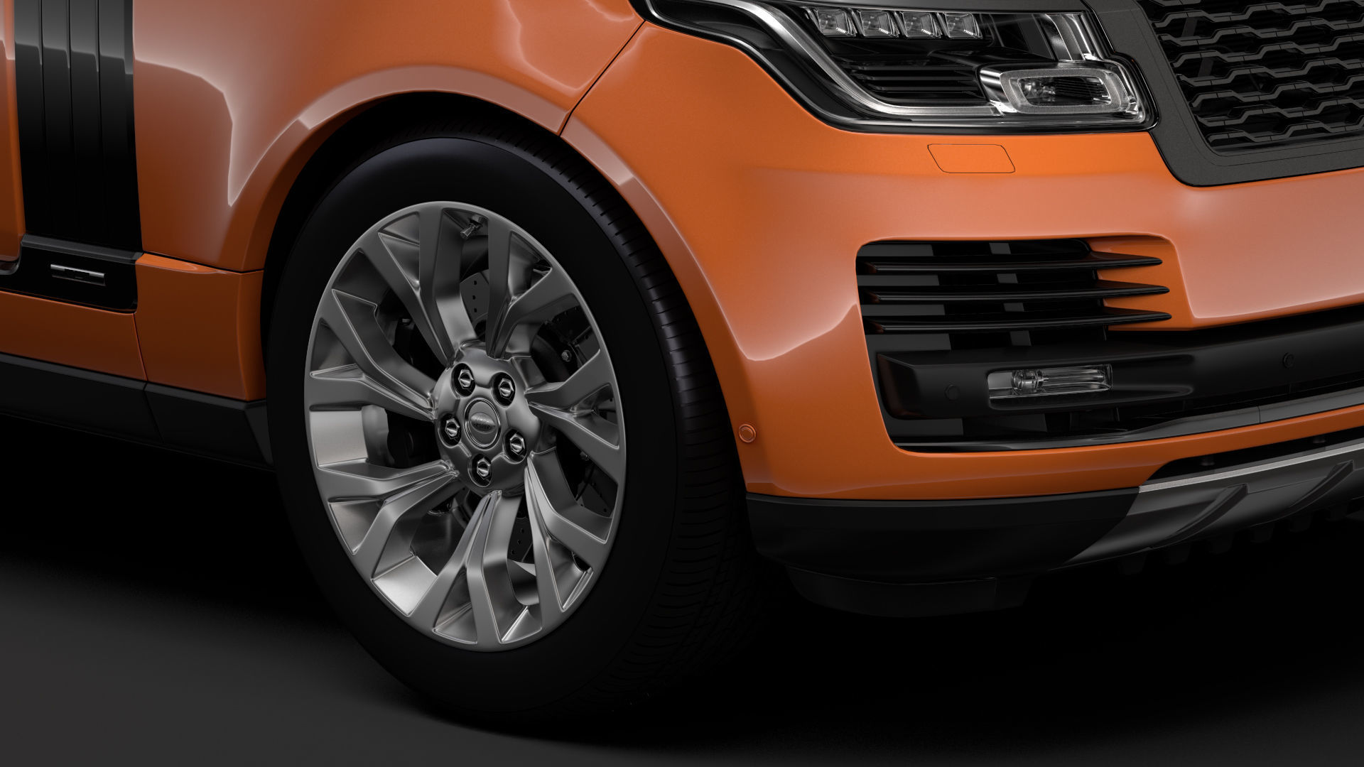 Range Rover HSE Td6 LWB L405 2018 3D model_2