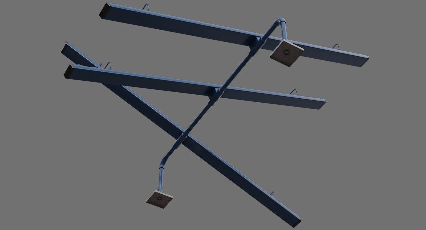 Seesaw 1A Low-poly 3D model_4