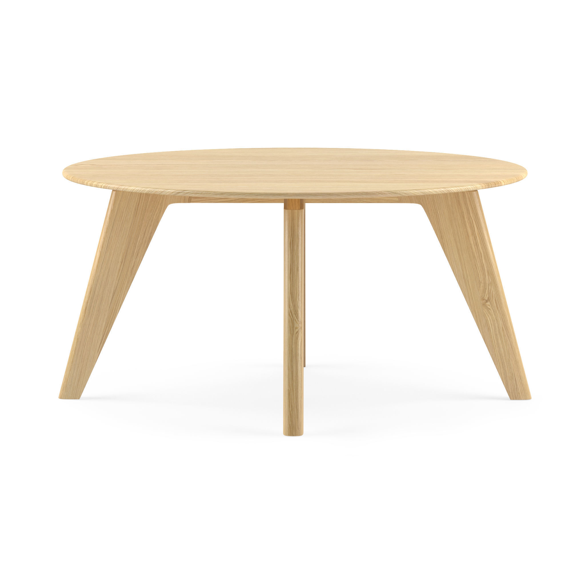 Takushi dining table 2 Low-poly 3D model_1