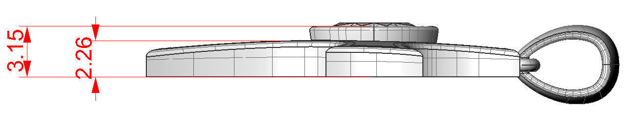 Cross 2 tone  3D print model_7