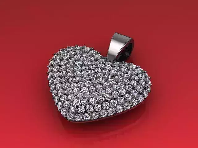 Heart necklace preset with gallery