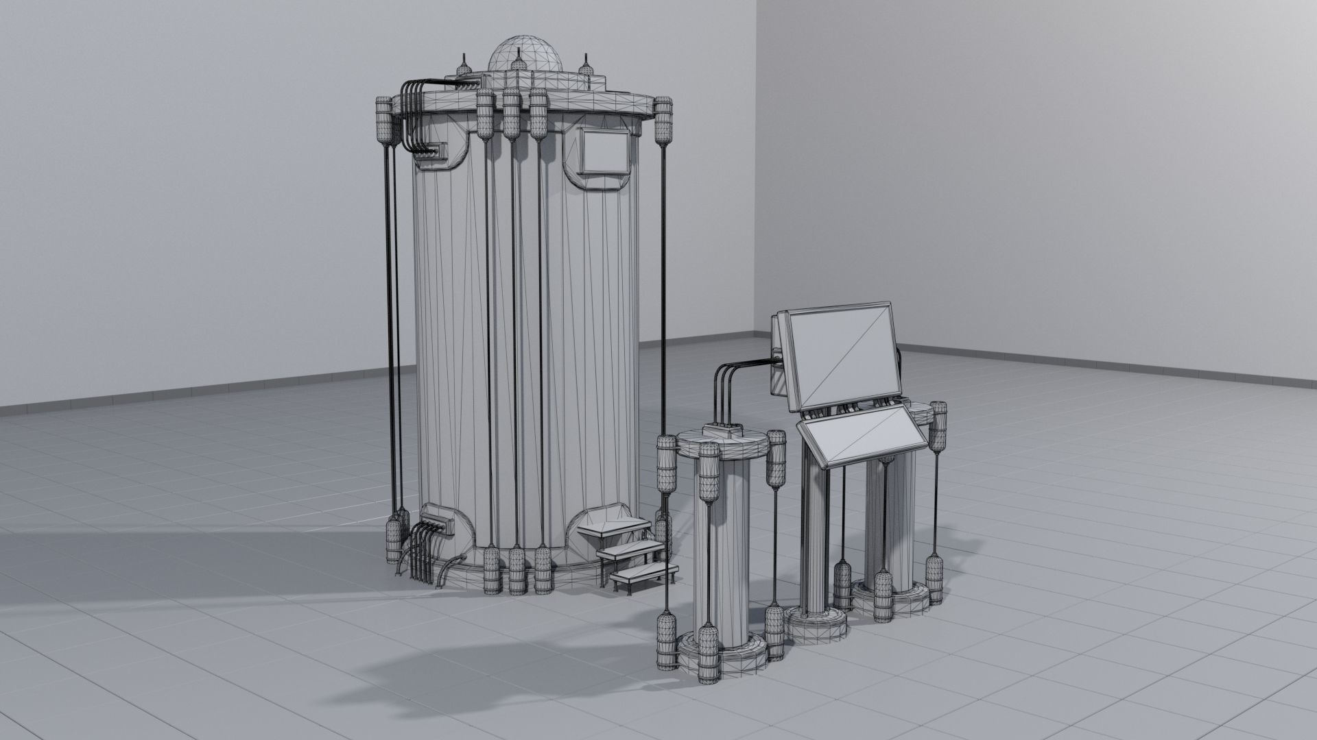 Laboratory pack 3D model_11