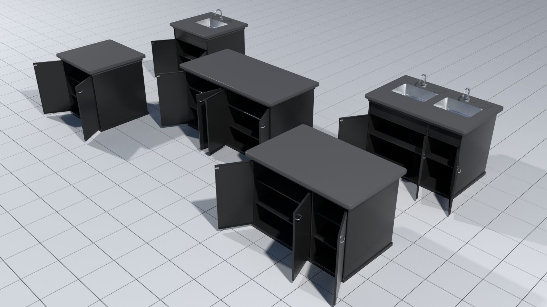 Laboratory pack 3D model_8