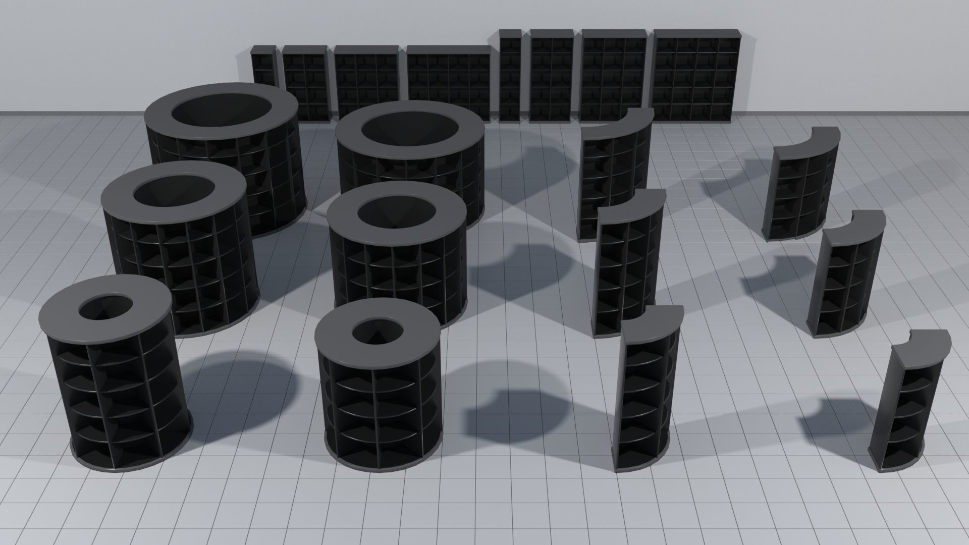 Laboratory pack 3D model_34