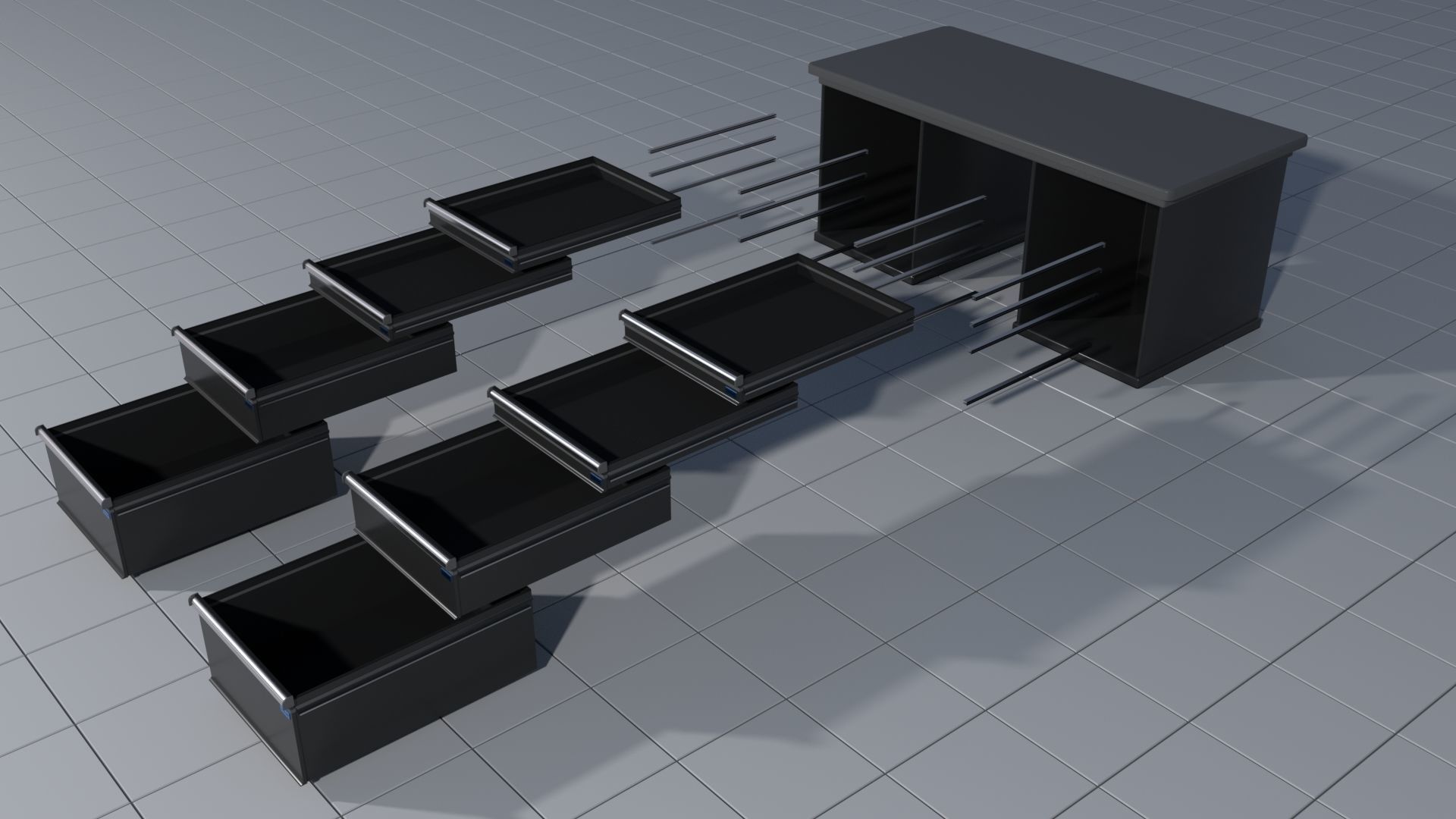 Laboratory pack 3D model_24