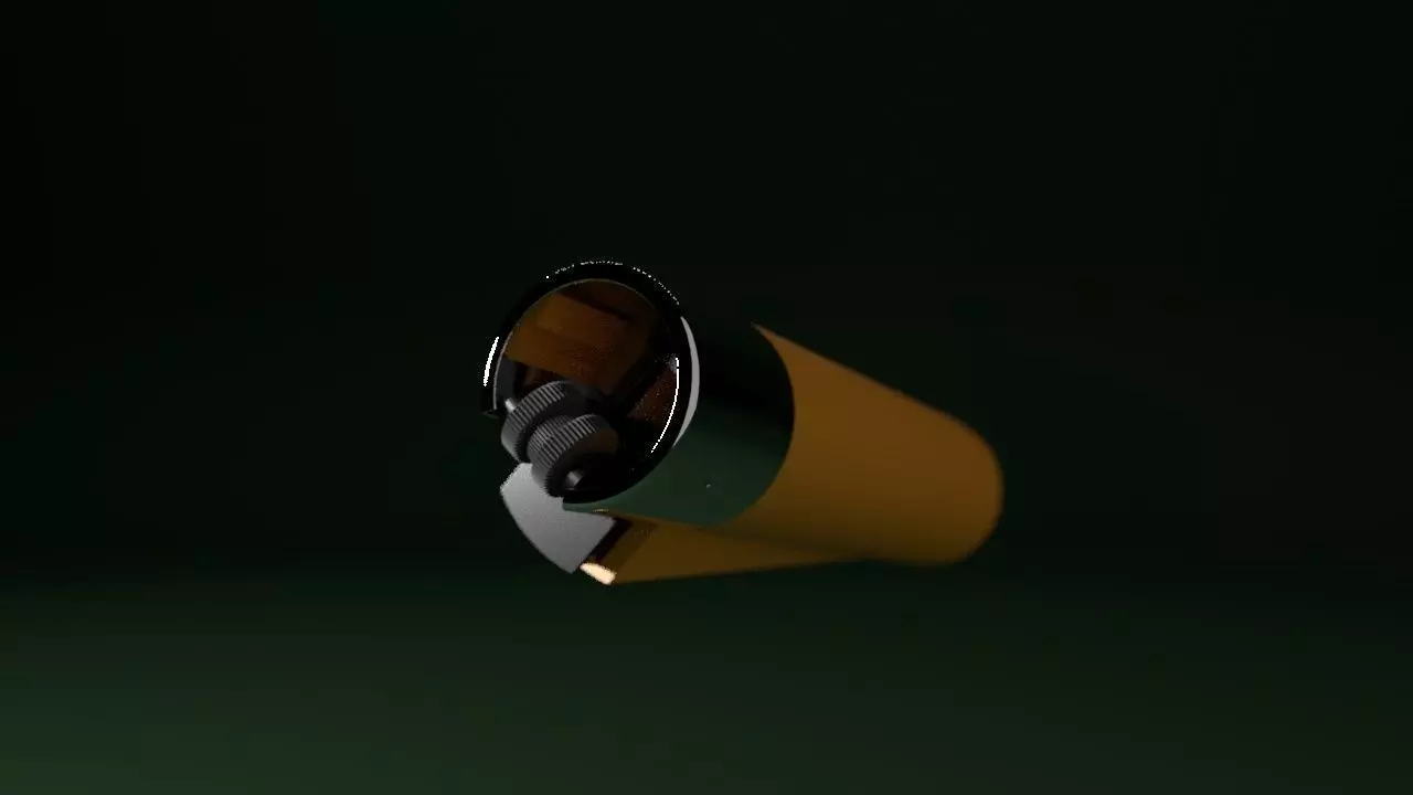 CLIPPER LIGHTER Low-poly 3D model