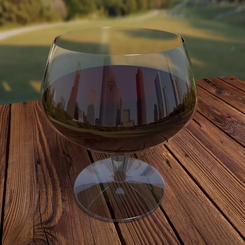Wine Glass 3D model