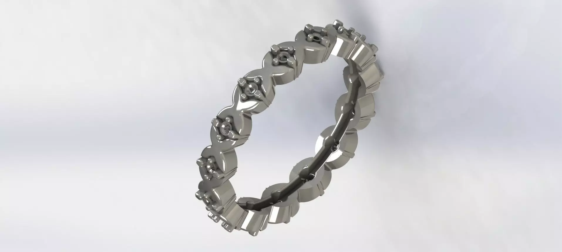 Bague papillon 3D print model_0