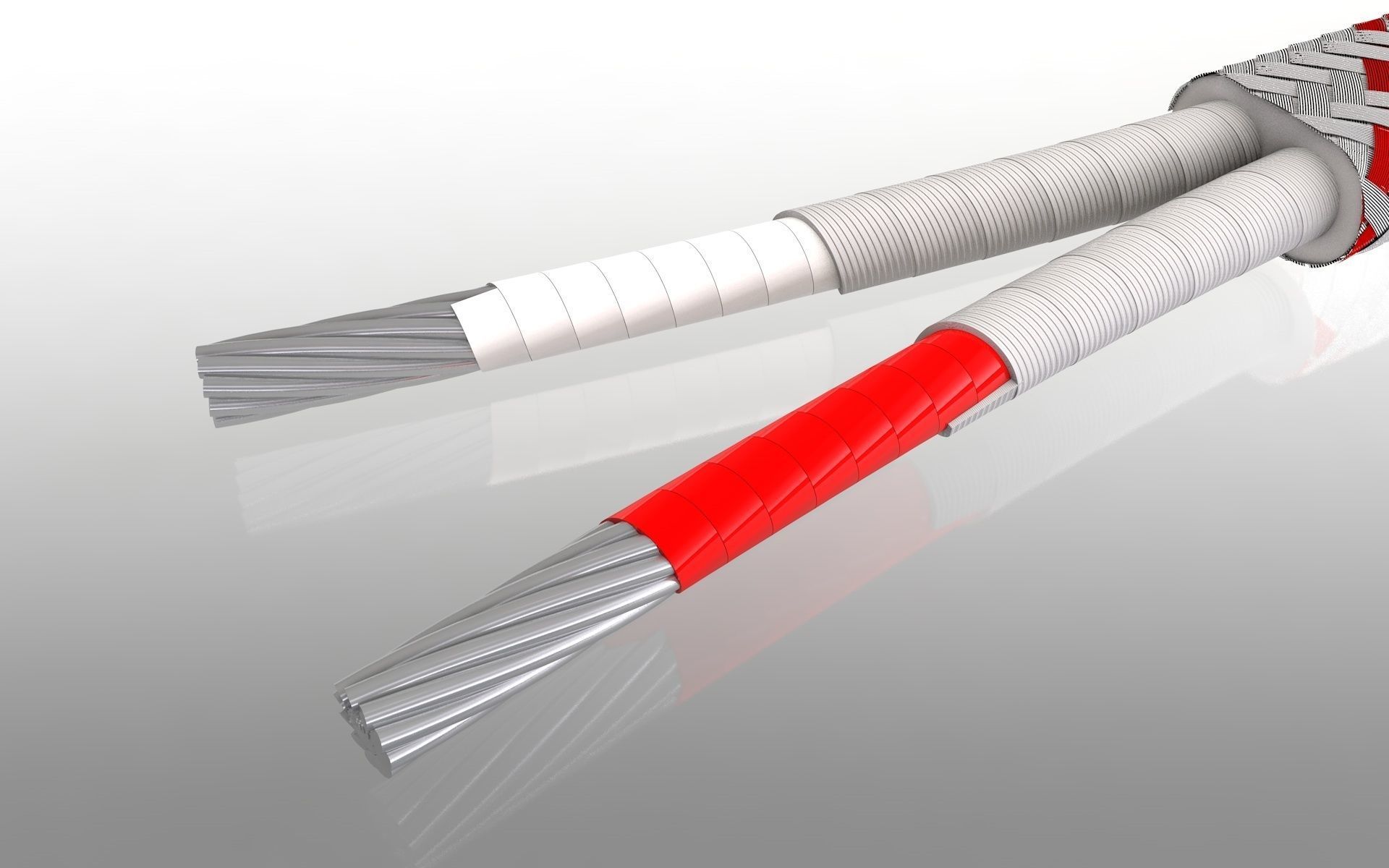 Thermo Couples Electric Cable 3D model_5