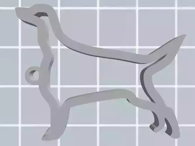 Irish setter keychain