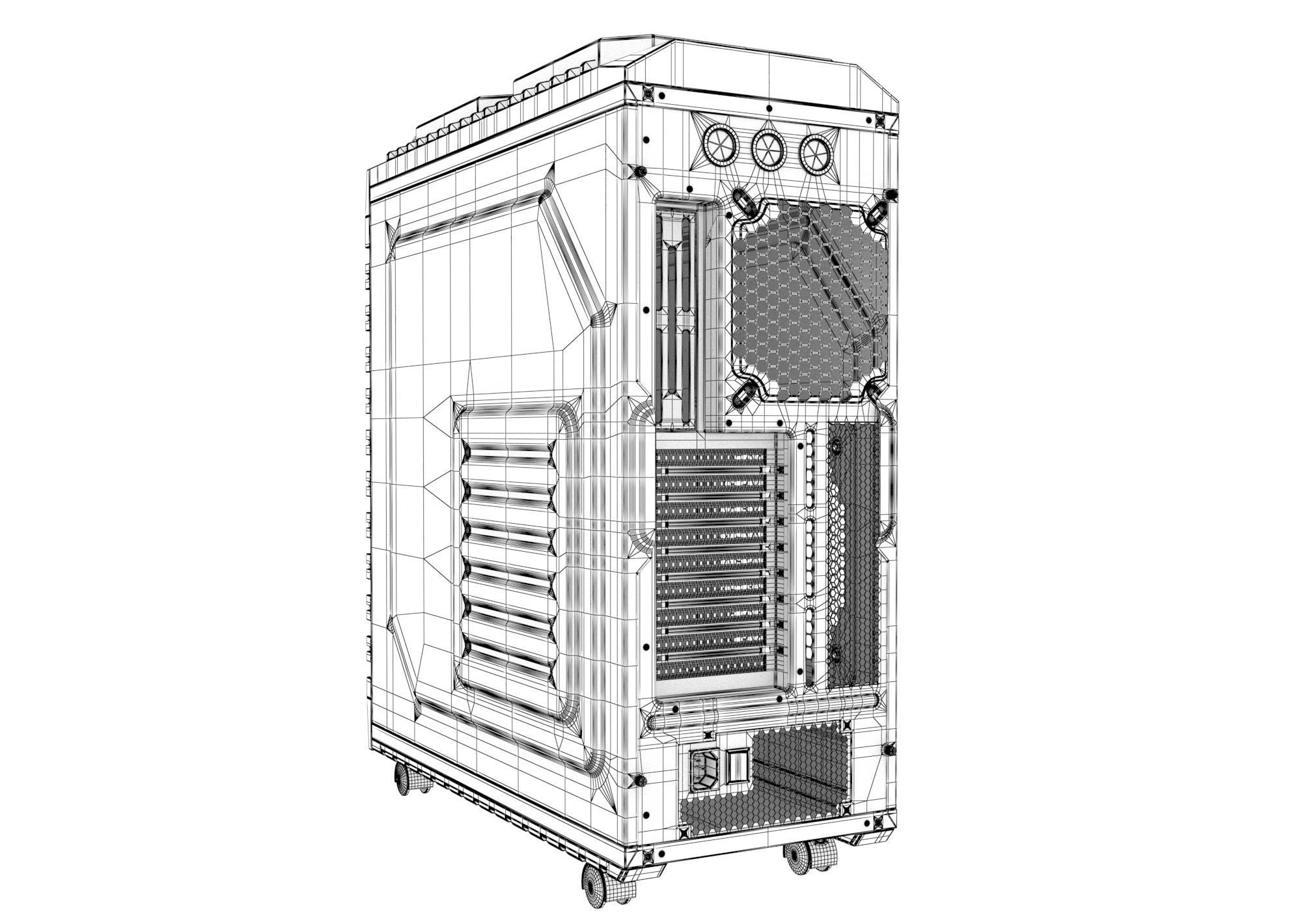 Cooler Master PC Case 3D model_7